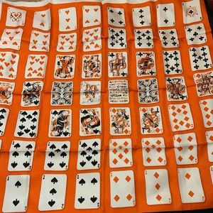 Hermes Silk 90cm scarf, Jeu de Cartes